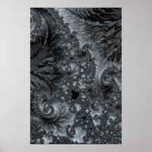 Mandelbrot i Ice Land Modern Fractal Abstrakt