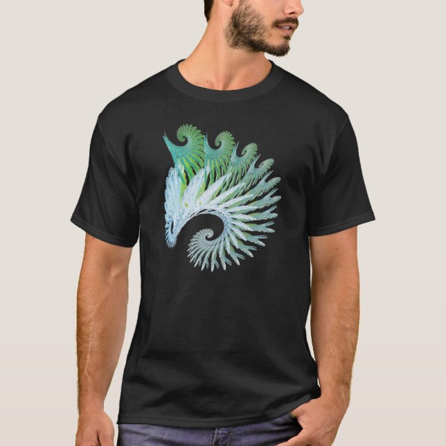 Mandelbrot konst t-shirt (Framsida)