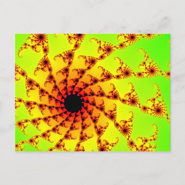 Mandelbrot Krok Vykort (Framsida)