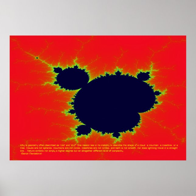mandelbrot poster (Framsidan)
