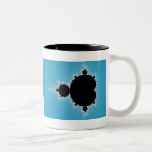 Mandelbrot Set 05 - Fractal Två-Tonad Mugg