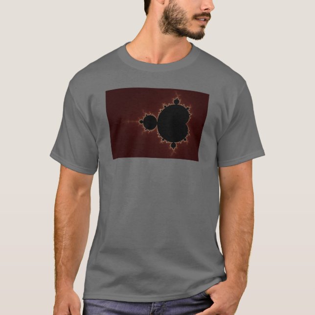 Mandelbrot Set 08 - Fractal Tee Shirt (Framsida)