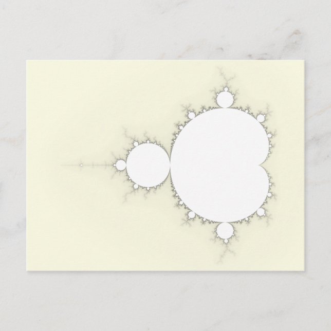 Mandelbrot Set 09 - Fractal Vykort (Framsida)