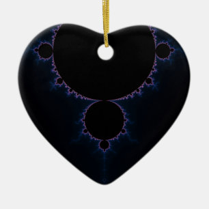 Mandelbrot Set 10 Julgransprydnad Keramik