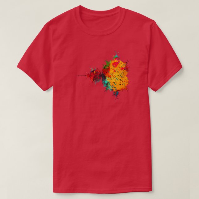 Mandelbrot Set 1 T Shirt (Design framsida)
