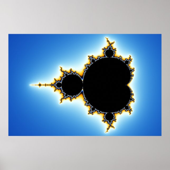 Mandelbrot Set 78x52 Poster (Framsidan)