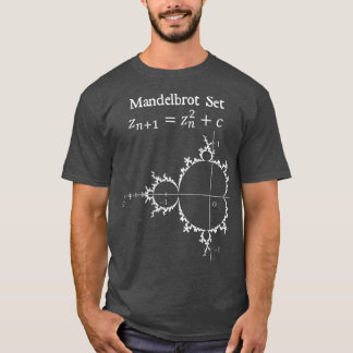 Mandelbrot Set Fractal Chaos Teory Math Physics D T Shirt