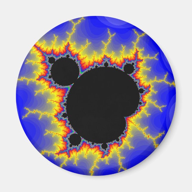 Mandelbrot Set Fractal Magnet (Framsidan)