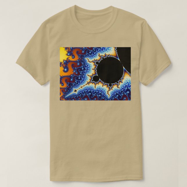 Mandelbrot Set Fractal T Shirt (Design framsida)