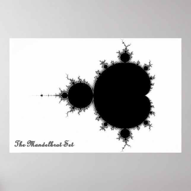 Mandelbrot Set Poster (Framsidan)