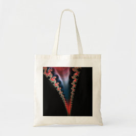 Mandelbrot Zip Budget Tote Bag Tygkasse