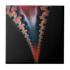 Mandelbrot Zip Ceramic Tile Kakelplatta