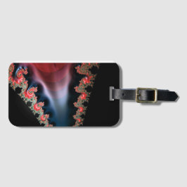 Mandelbrot Zip Luggage Tag Bagagebricka