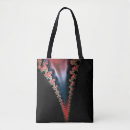 Mandelbrot Zip Tote Bag Tygkasse