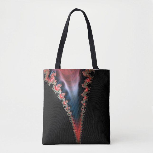 Mandelbrot Zip Tote Bag Tygkasse (Framsida)