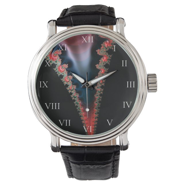 Mandelbrot Zip Watch Armbandsur (Framsida)