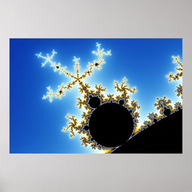 Mandelbrot Zoom A01 Poster (Framsidan)