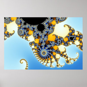 Mandelbrot Zoom D03 Poster