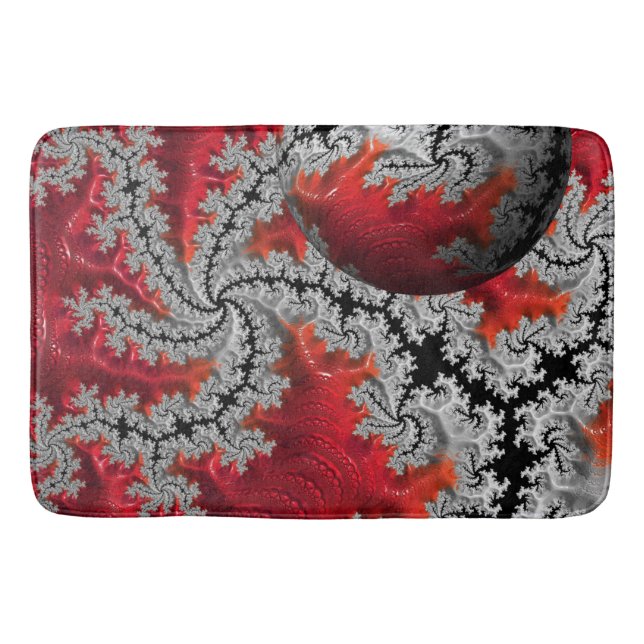 Mandelbrots Bath Mats skönhet Badrumsmatta (Framsidan)