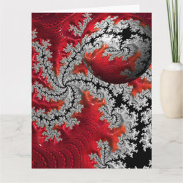 Mandelbrots Blank Greeting Card Kort