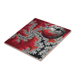 Mandelbrots Ceramic Tiles skönhet Kakelplatta