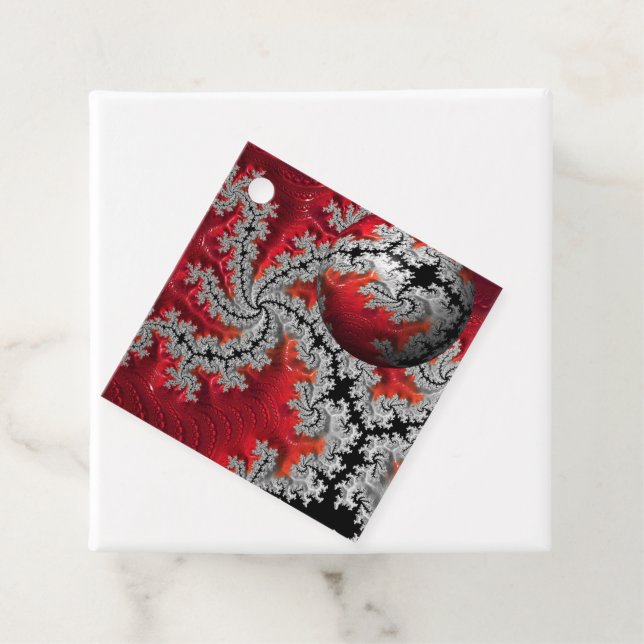 Mandelbrots Gift Märkres skönhet Gåvor Etiketter (På plats)