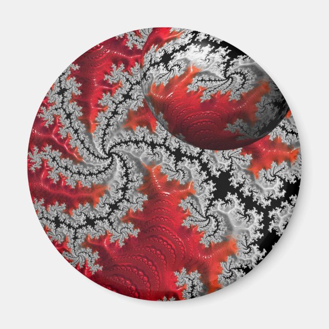 Mandelbrots Magnets skönhet Magnet (Framsidan)