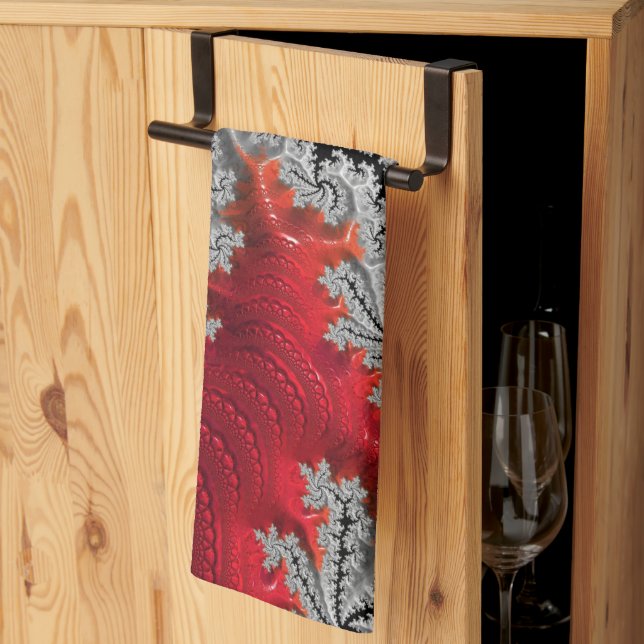 Mandelbrots Tea Towels skönhet Kökshandduk (Thirds Fold)