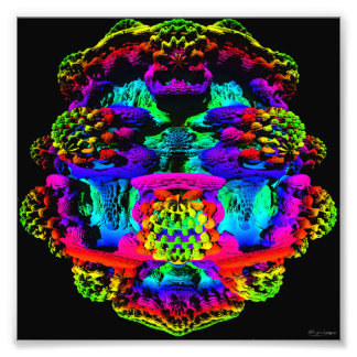 Mandelbulb 1-utskrift fototryck