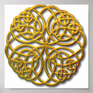 Mandella guld poster