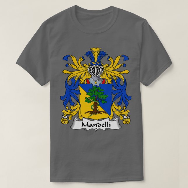 Mandelli Jackar om Arm Family Crest T Shirt (Design framsida)