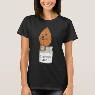 Mandelmjölk Vegan Vegetarisk Djurrättsaktivist T Shirt