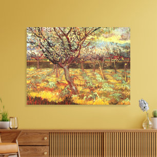 Mandelträd i blomning av Vincent van Gogh Canvastryck