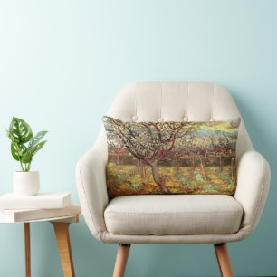 Mandelträd i blomning av Vincent van Gogh Lumbarkudde