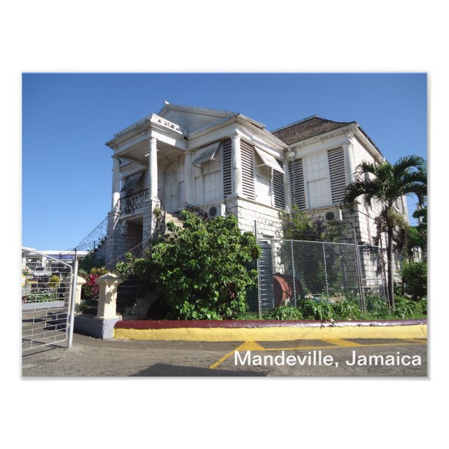 Mandeville, Manchester, Jamaica Photo Fototryck (Framsidan)