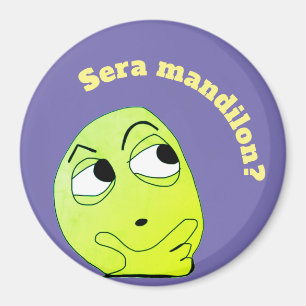 mandilonmembran stor, 3-tums cirkelmagnet magnet