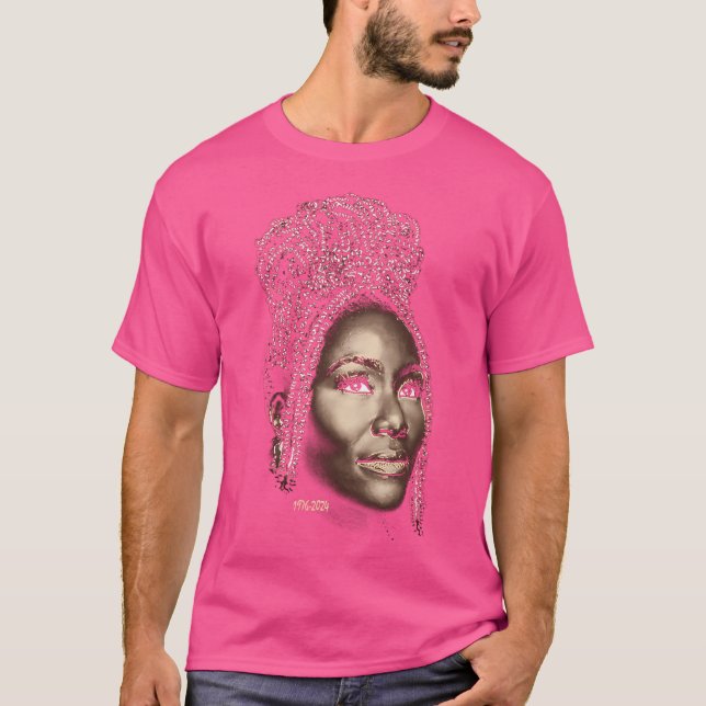 Mandisa Head Shot Porträtt T Shirt (Framsida)