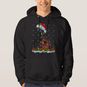 Mandolin Älskare Music Älskare Matching Santa Hat Hoodie