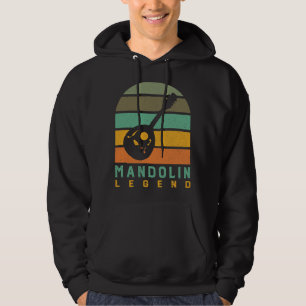 Mandolin Älskare Musician Mandolin Legend Funny Sa Hoodie