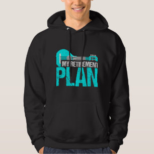 Mandolin Älskare My Pension Plan Mandolin Musicia Hoodie