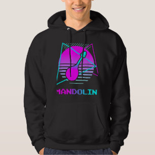 Mandolin Älskare Retro Vintage Classic Mandolin Pl Hoodie