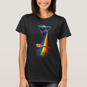Mandolin Älskare Vintage Retro Prism Mandolin T Shirt