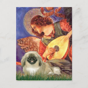 Mandolin Angel - Pekingese 1b Vykort