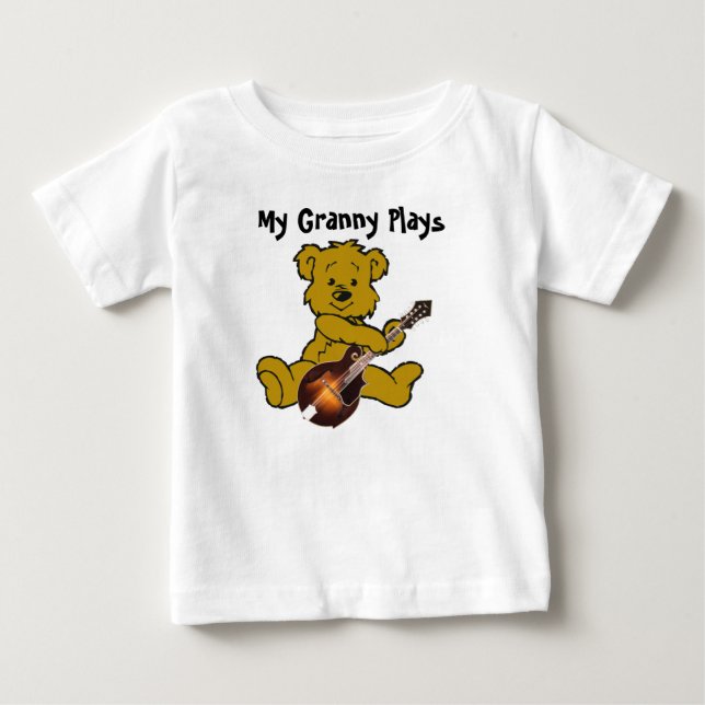 MANDOLIN BEAR-T-SHIRT T-SHIRT (Framsida)