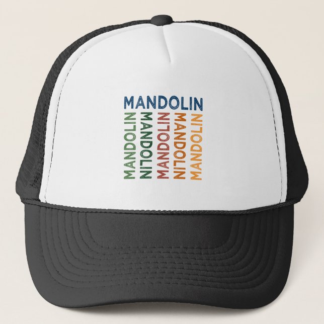 Mandolin Colorful Truckerkeps (Framsida)