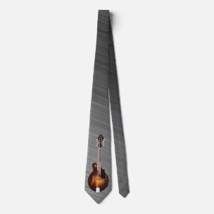 MANDOLIN - FÄSTASA GRÅ FÄRG VIRVLAR RUNT SLIPS