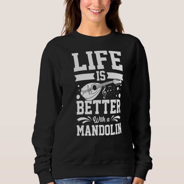 Mandolin Instrument Music Player Beginner Lesson T Shirt (Framsida)