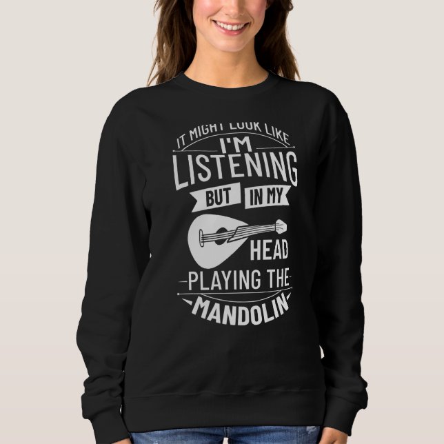 Mandolin Instrument Music Player Beginner Lesson T Shirt (Framsida)