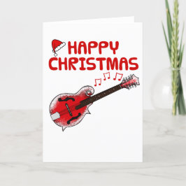 Mandolin julkort Mandolinist Musician Tack Kort