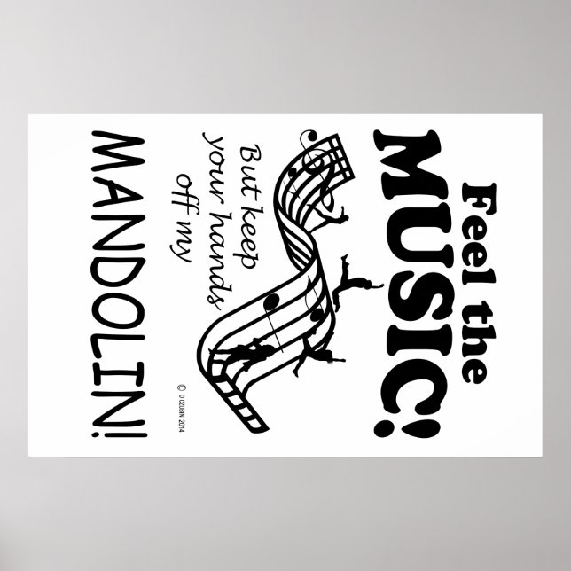 Mandolin känner musiken poster (Framsidan)